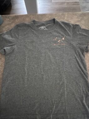Burlebo Boys Heather Gray Logo Tee - Gray